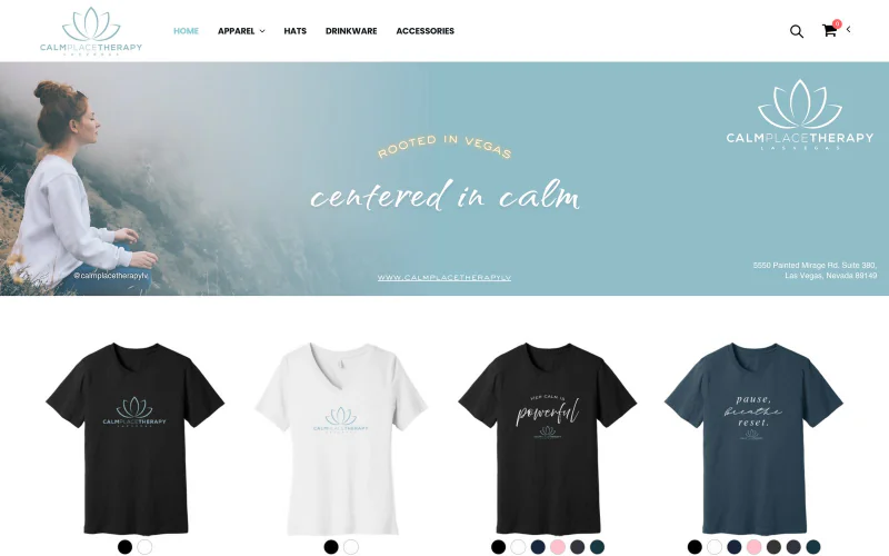 Calm Place Therapy store